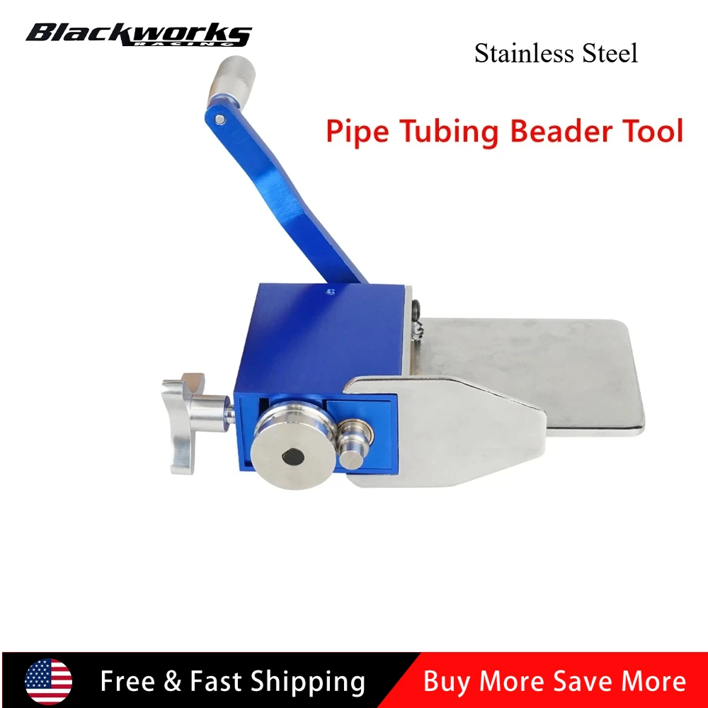 

Manual Tubing Beader Tool Bead Roller Intake and Intercooler Piping Fits 5/8" or Large ID Copper Aluminum Stainless Steel Tubing