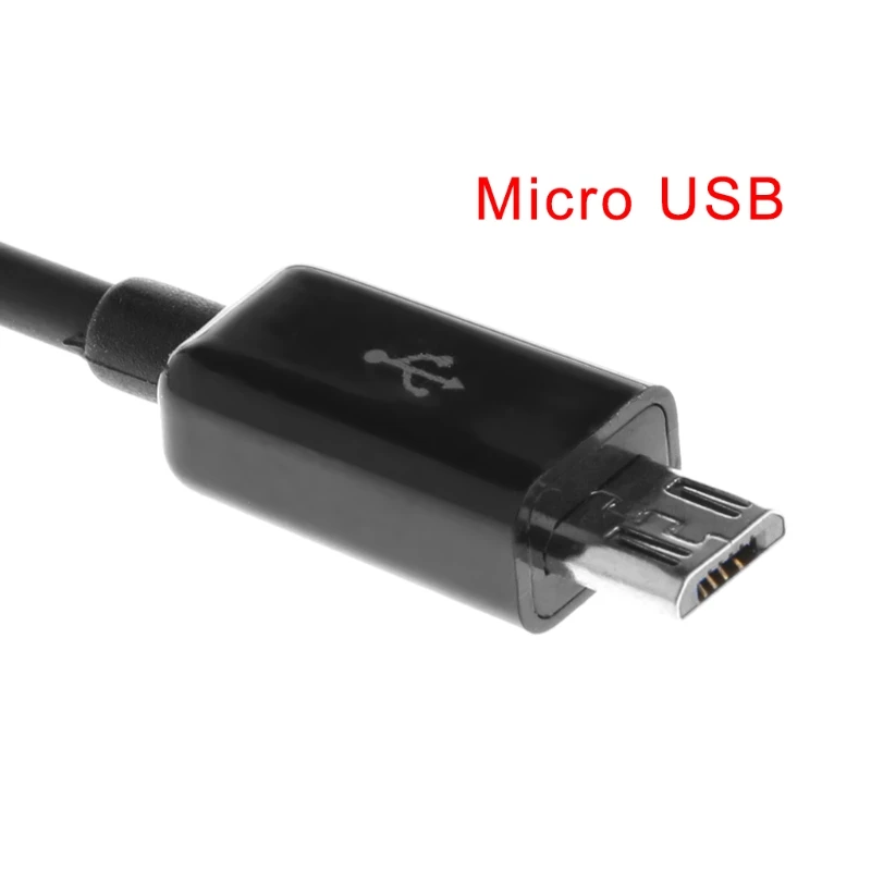 Cable divisor USB 2,0 macho doble Micro USB macho Y para dispositivos GPS teléfonos móviles Android, longitud 1m, ligero