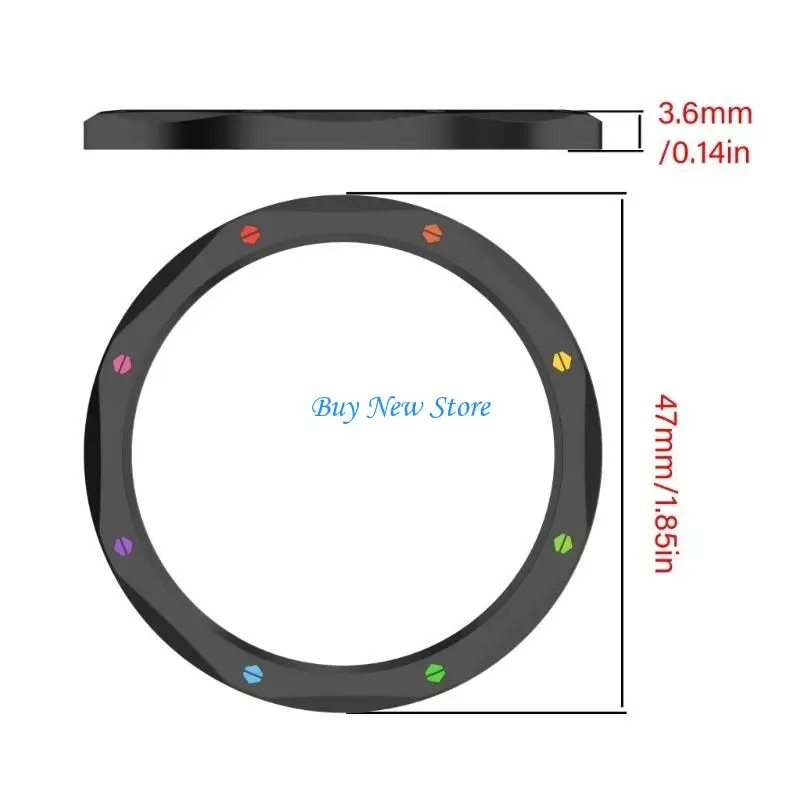 

20CE Multifunction Steel Bezel Robusts Metal Bezel for 3/4 Provides Sleek Look & Safety