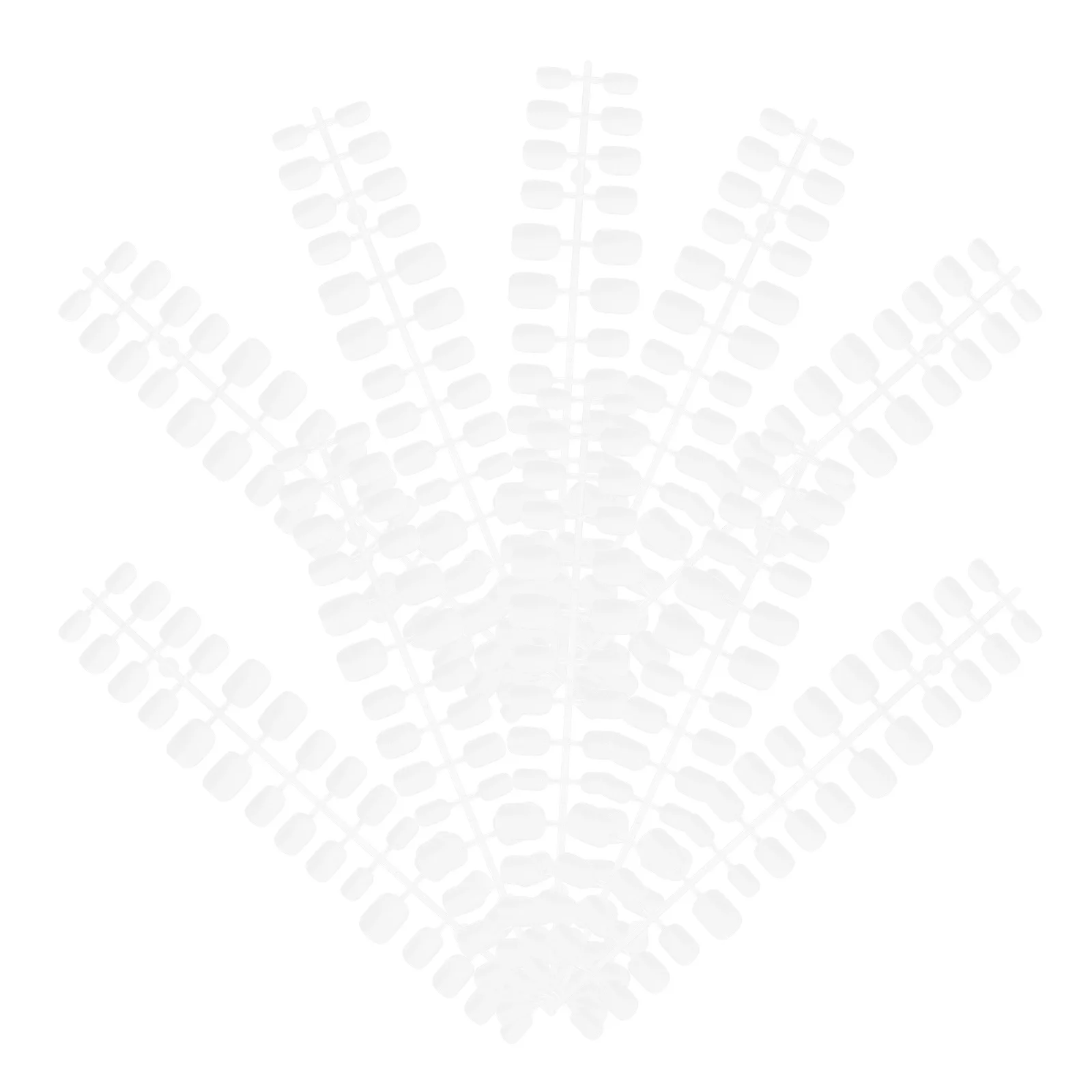 

10 Sheets High Quality Artificial Toenail Tips DIY Nail Art Supplies Wedding Dating Toe Decoration