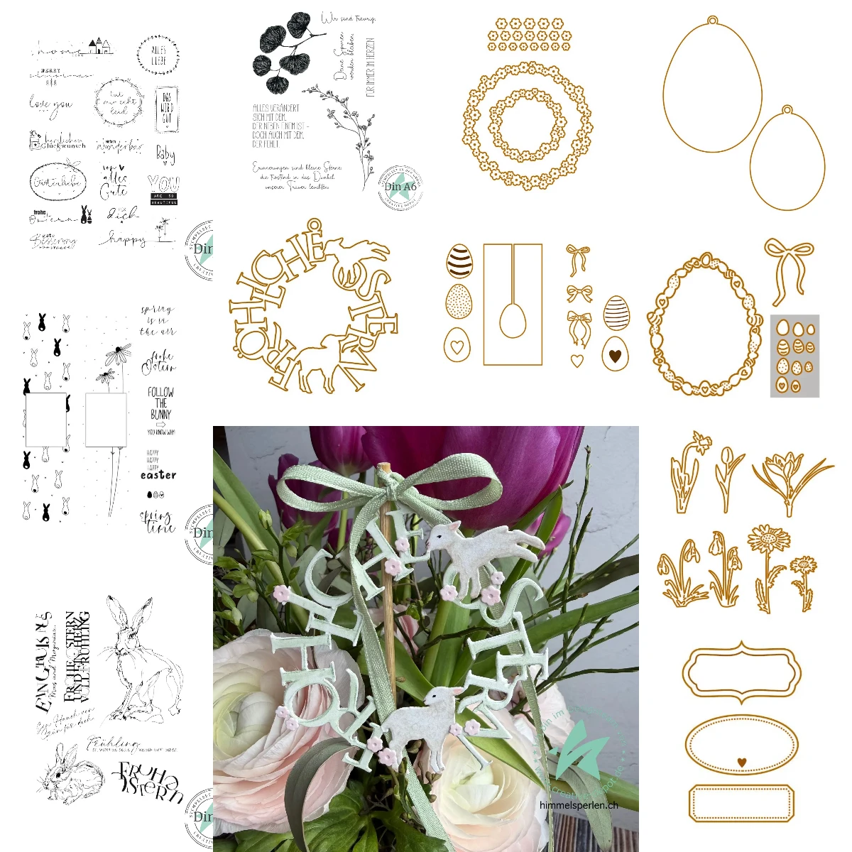 

Heikes Welt - Hasen Stamp 2026 New Metal Cutting Dies For Scrapbook Diary Decoration Embossing Template DIY Greeting Card