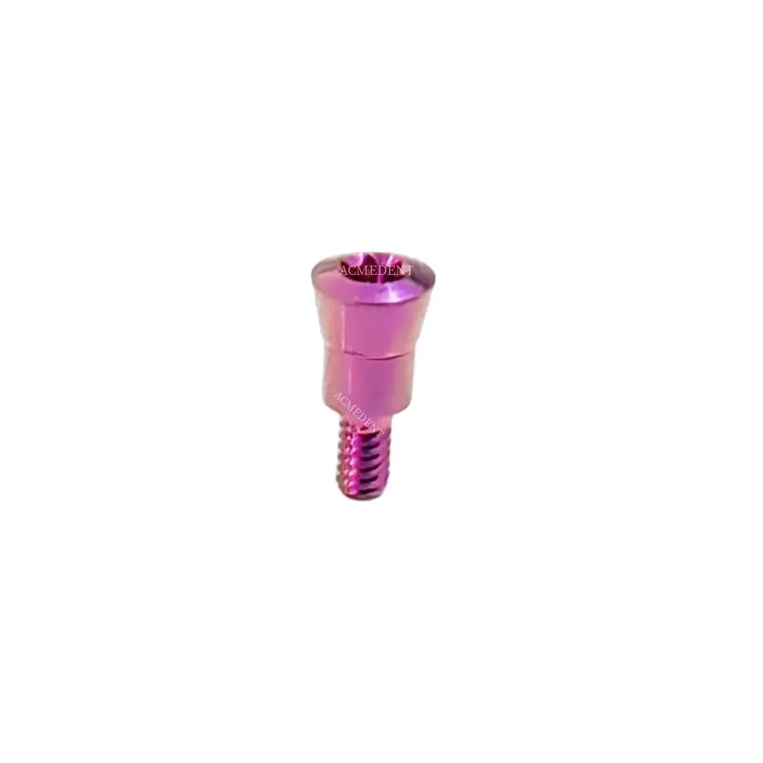 2Pcs/Lot Dental Purple Implant Closure Screw RC Healing Cap Abutment Implantes Compatible With ITI Straumann H:0/0.5mm