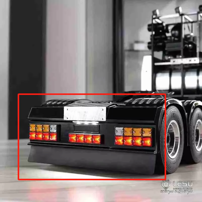 

LESU 1/14 Tamiya R620 R470 tractor truck remote control toy tail beam bumper tail light set S-1234