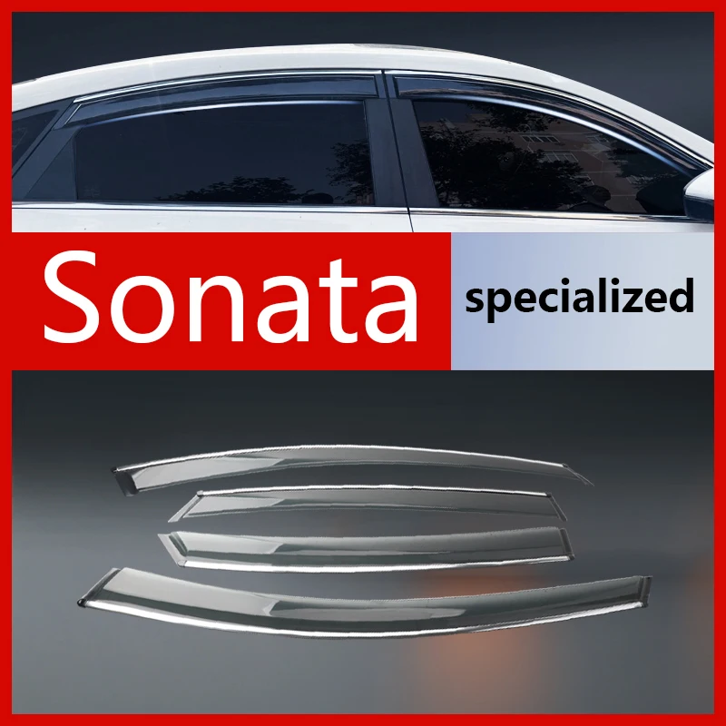 

Специально разработанные ветровики (дефлекторы) для Hyundai Sonata: вентиляционные, для окон и дверей, плоские, защита от дождя
