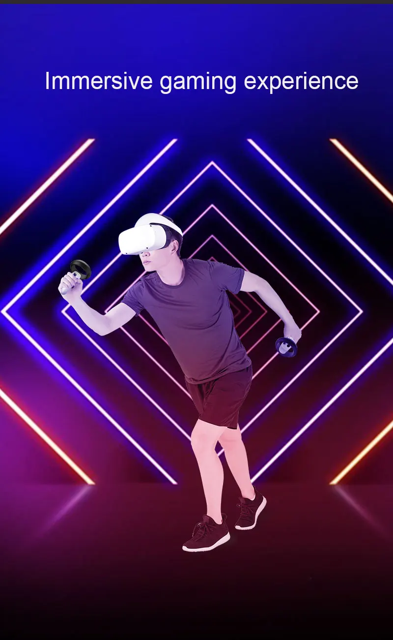 Cheap 6dof handle 3D PC VR Glasses Virtual Reality Helmet With 110 Degrees VR Headset for Games