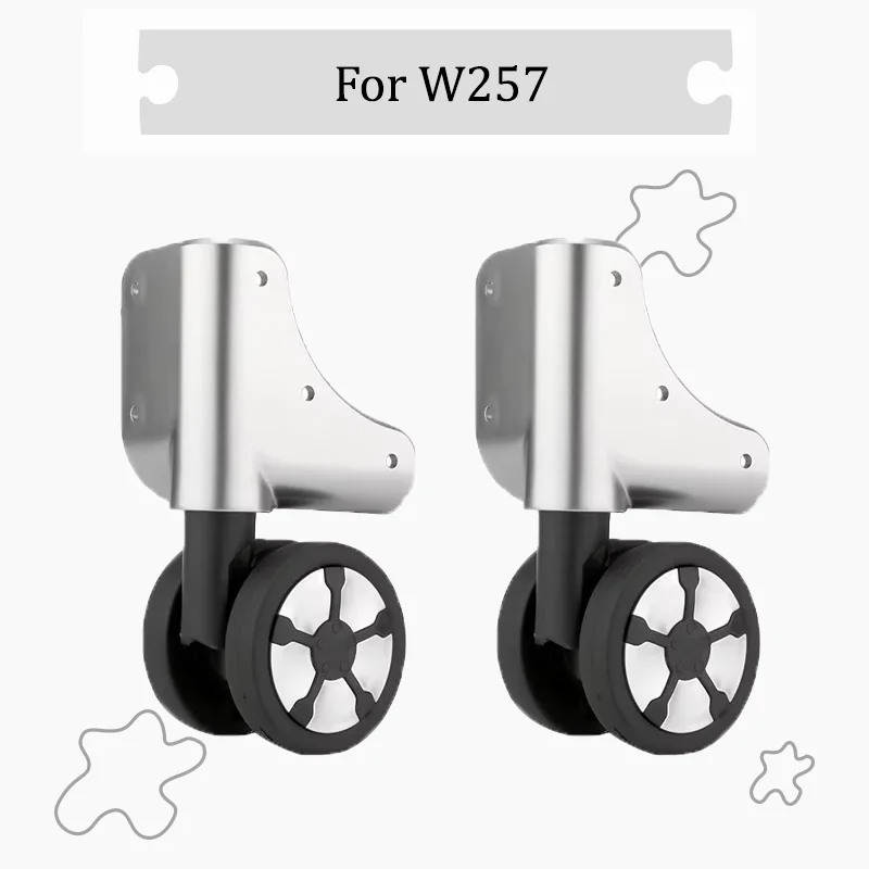 

Колеса для багажа W-257 Ultra-Quiet 360° ° Поворотные ролики с плавным ходом, устойчивые к проколам, сменные