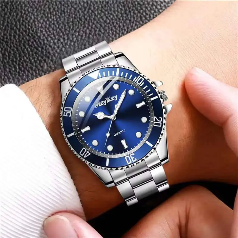 الفاخرة الطلب الكبير رجال الأعمال الساعات موضة الذكور ساعة كوارتز ساعة يد رياضية Reloj Hombre