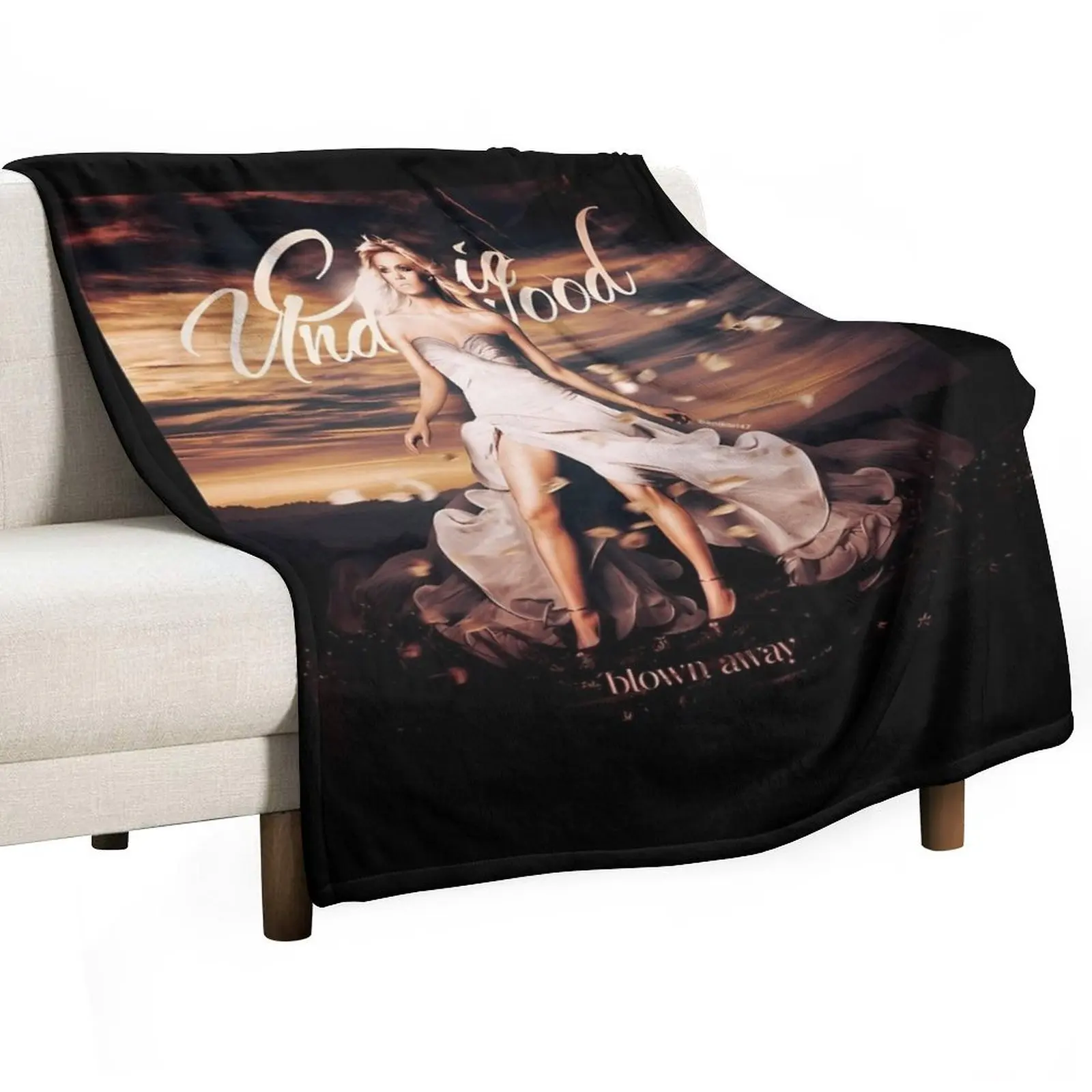 Carrie Vintage - Carrie Denim & Rhinestones Tour 2023 Throw Blanket Cute Bed covers Decorative Throw bed plaid Blankets