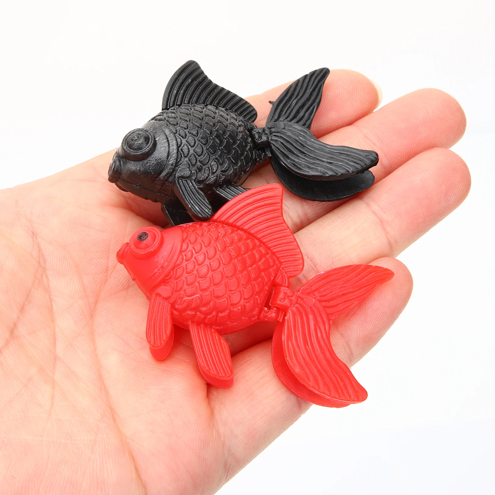 

10 Pcs Artificial Goldfish Decorations Plastic Child Tank Figures Desktop Fish Crafts Gifts Lovely Models Pet Supplies naments