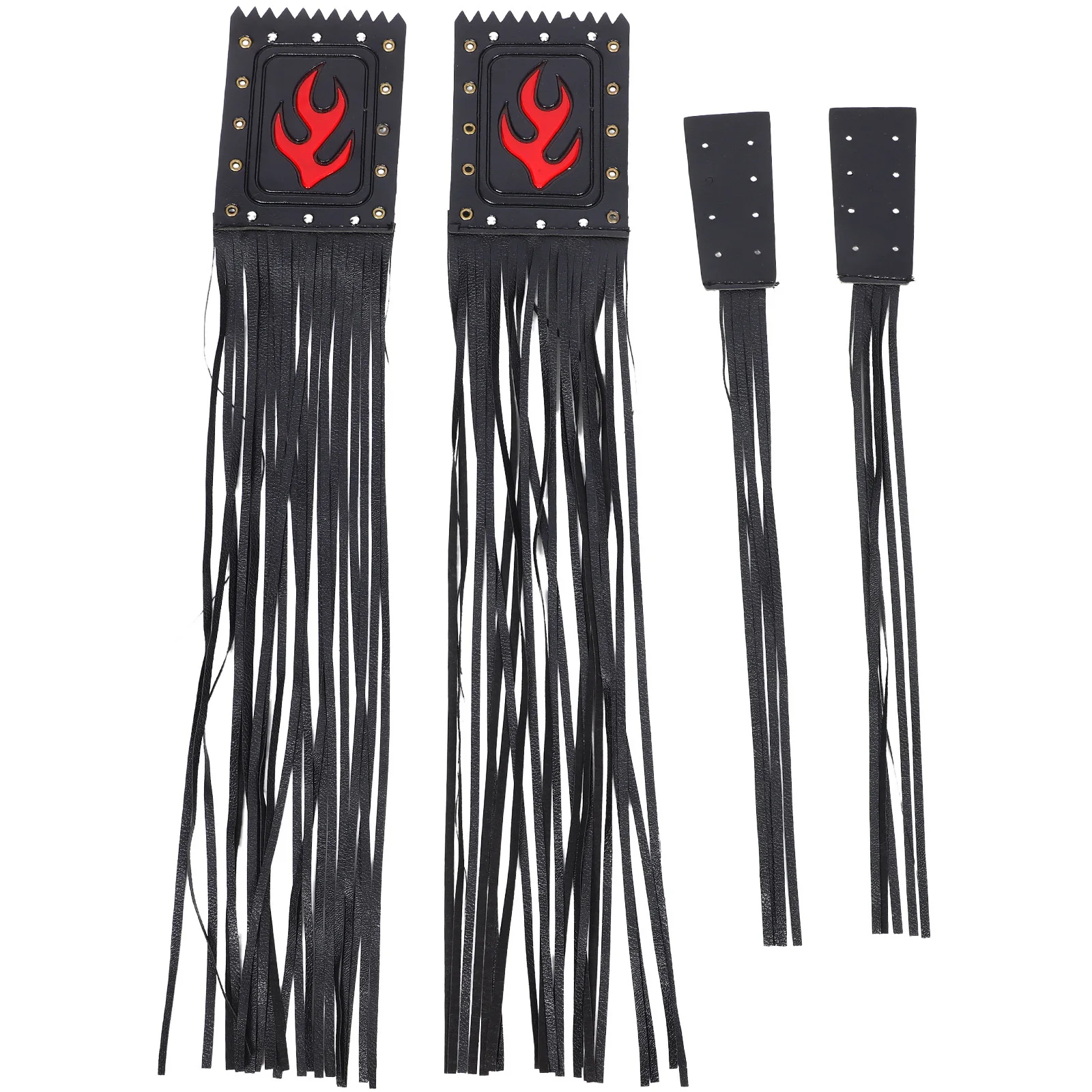 

2Pcs Motorcycle Handlebar Tassels Streamers Enhance Retro Bike Style Durable Motorcycle Accessories Hand Grip Tassels