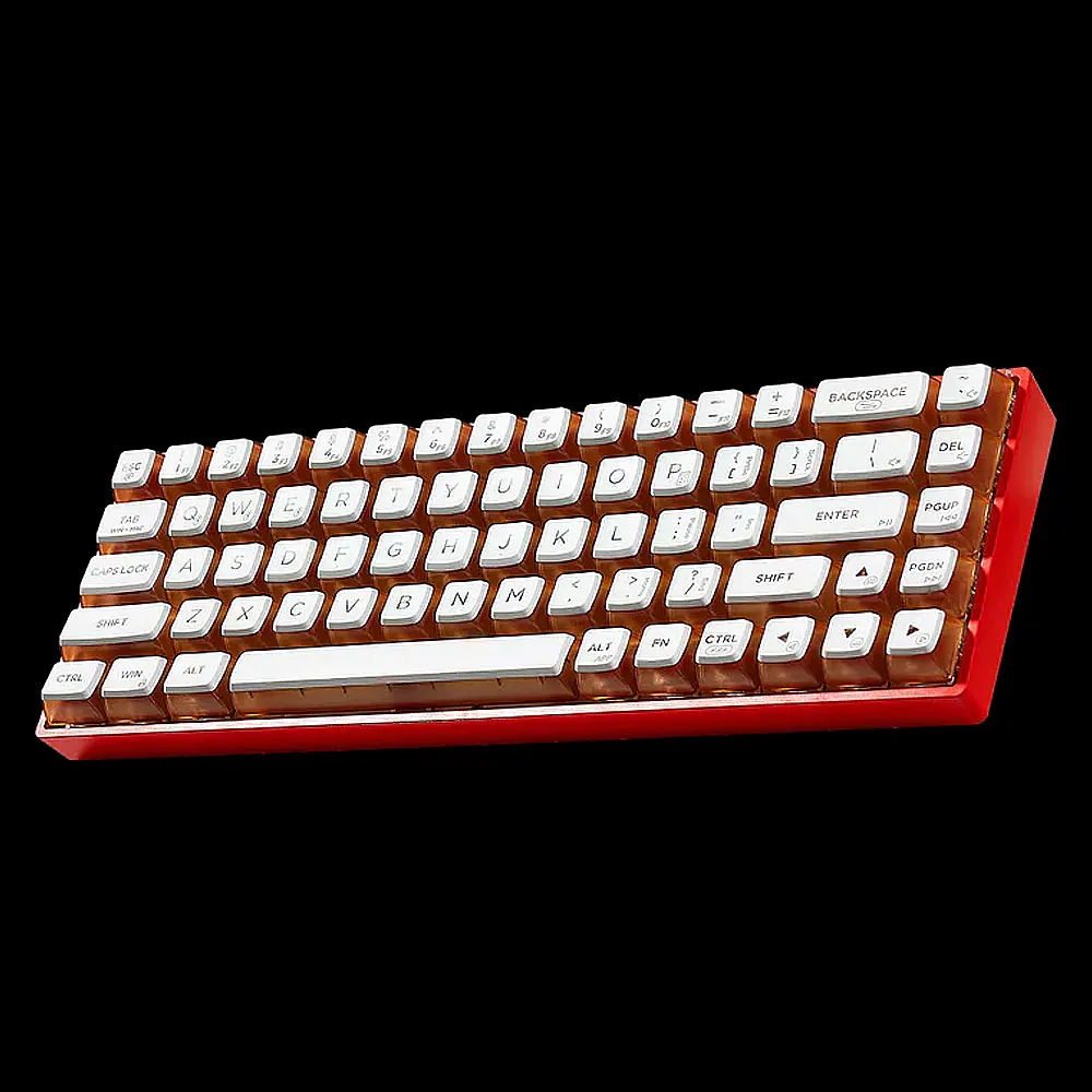 HEXGEARS Tastiera meccanica wireless Guarnizione hot-swap Struttura RGB retroilluminato PBT Layout al 75% Connessione tri-modale Tastiera da gioco