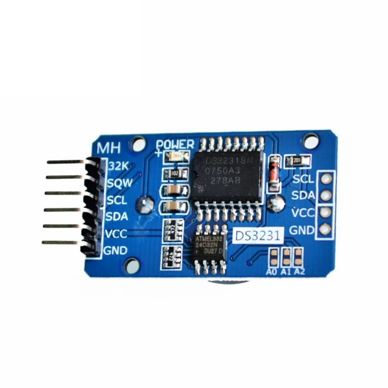 DS3231 AT24C32 IIC Module Precision Clock Module Memory 3.3V/5V Temperature Sensor As Shown PCB 1 PCS