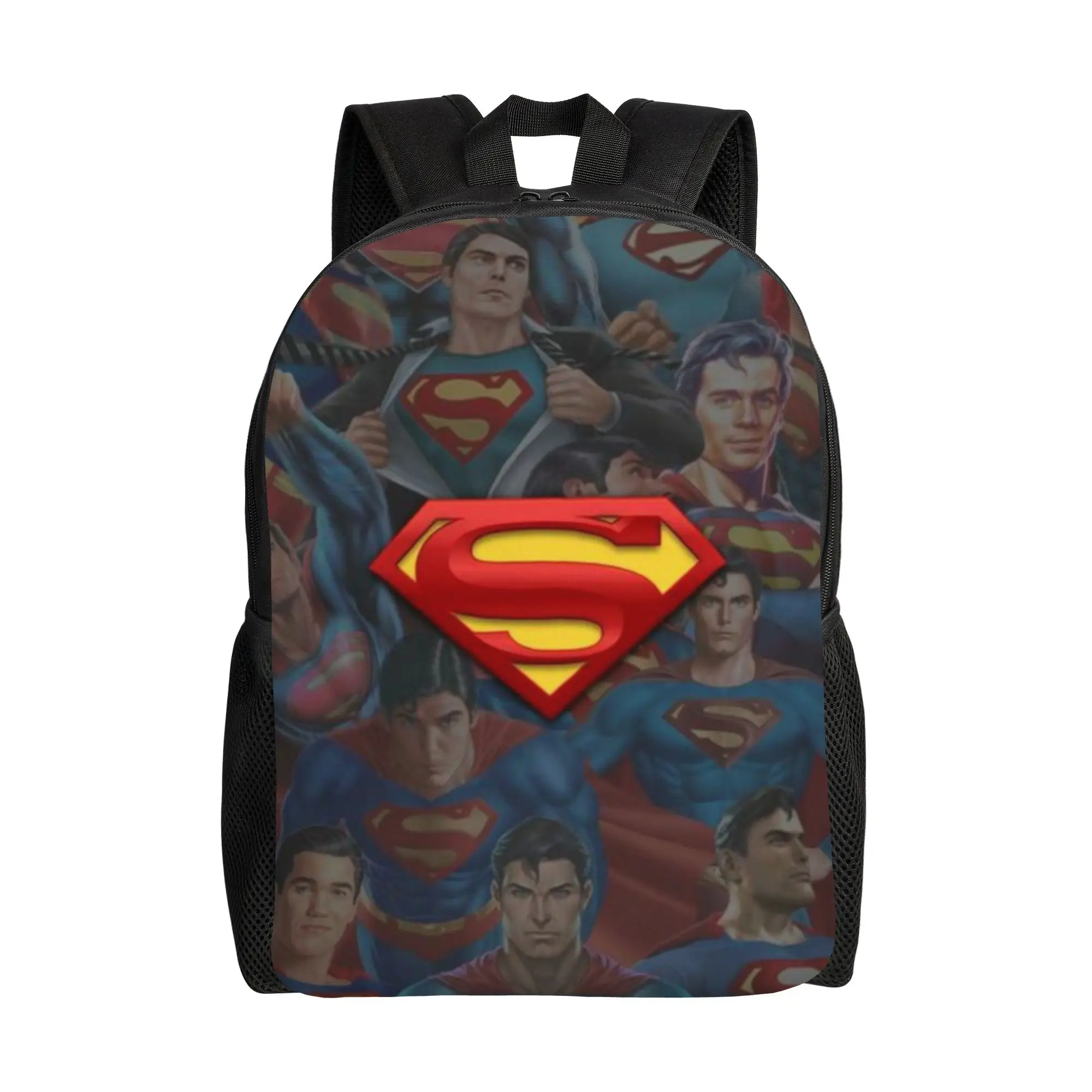 

Рюкзак Superman College Bag для школьников: универсальный ранец с геройской эмблемой к началу учебного года