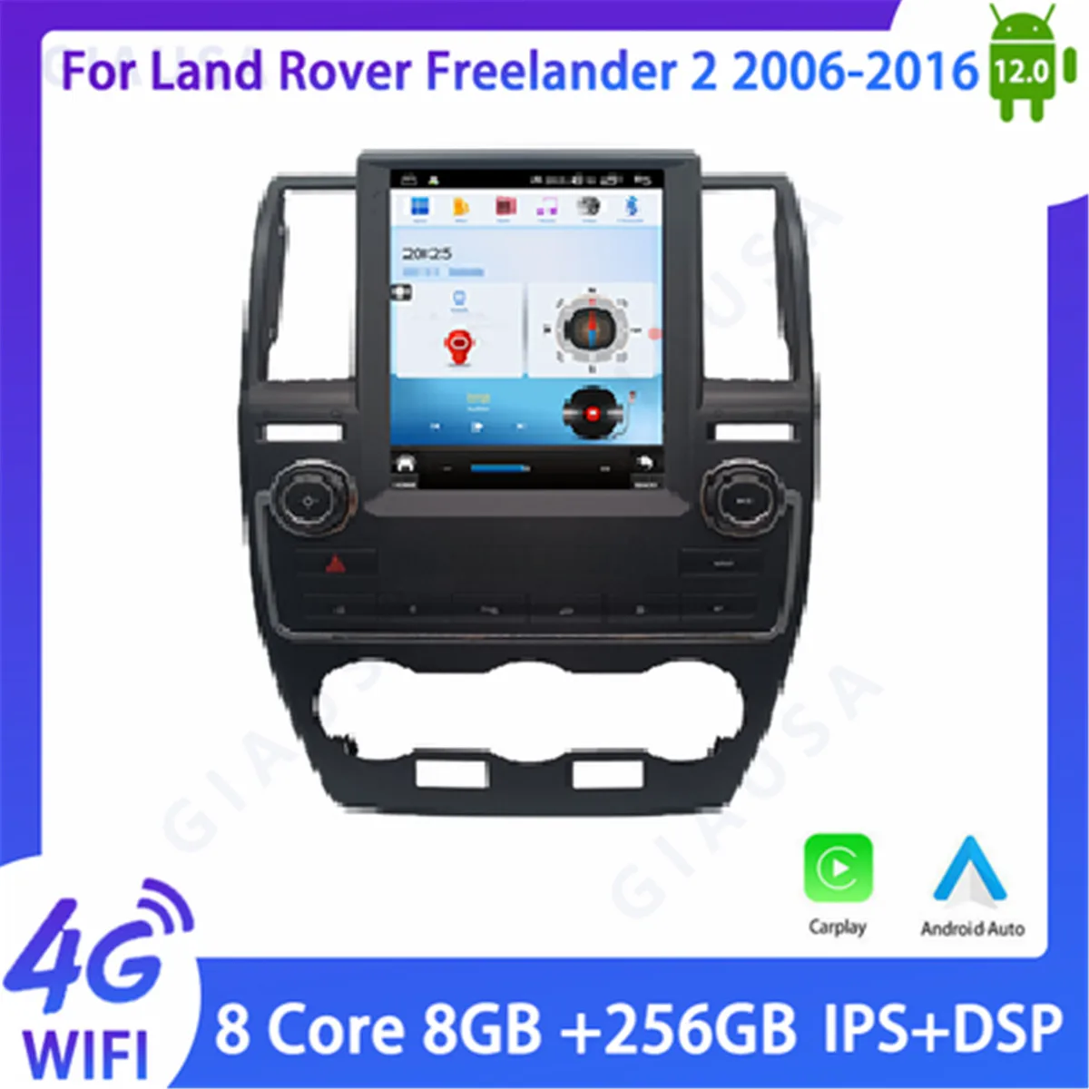 For Land Rover Freelander 2 2007-2015 Android 13 Auto Navigation GPS Car Radio DVD Multimedia Video Player Stereo 4G WIFI