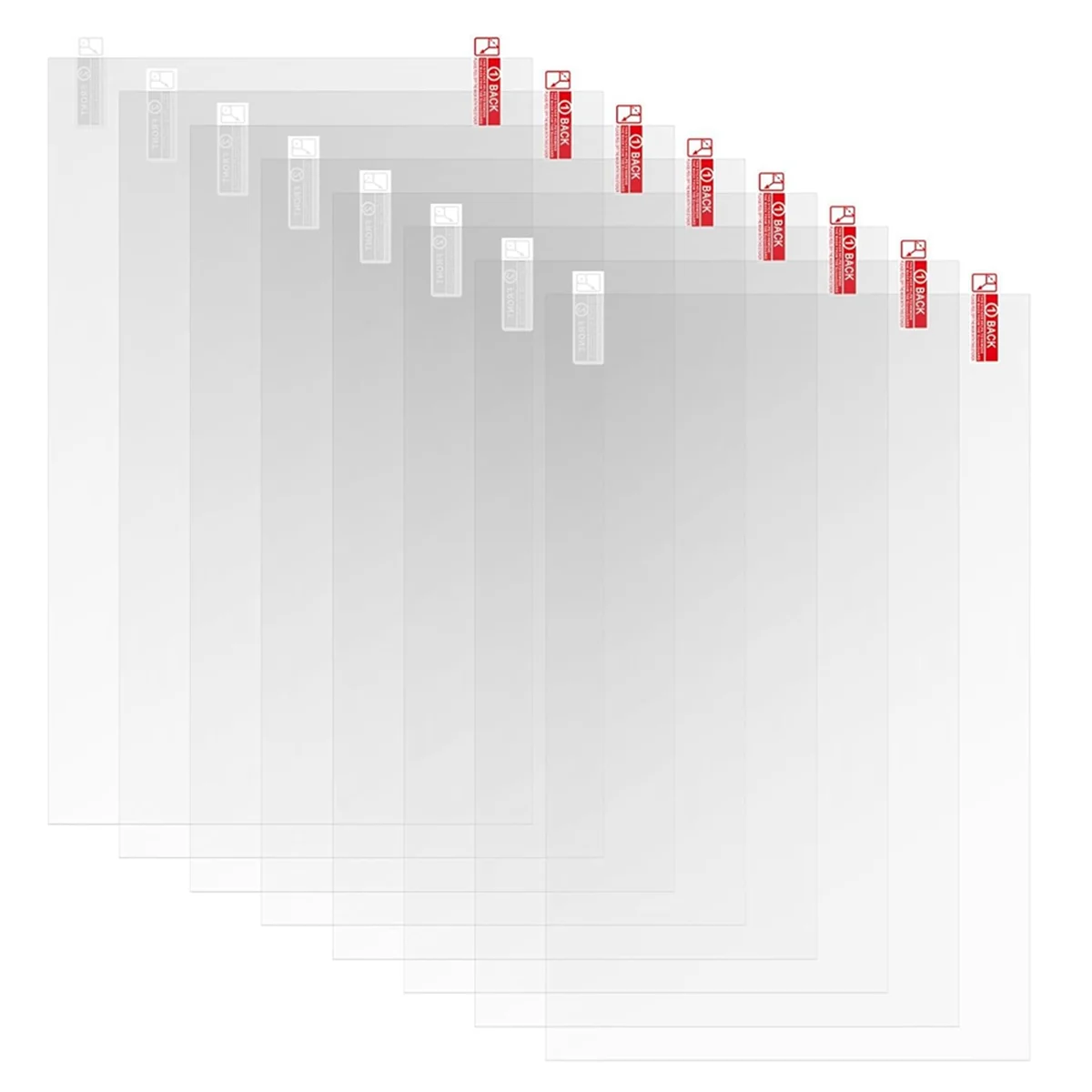 2025年新型 8枚入り 10.1インチ スクリーンプロテクター 3 Ultra、3、2、8K対応 レジン製