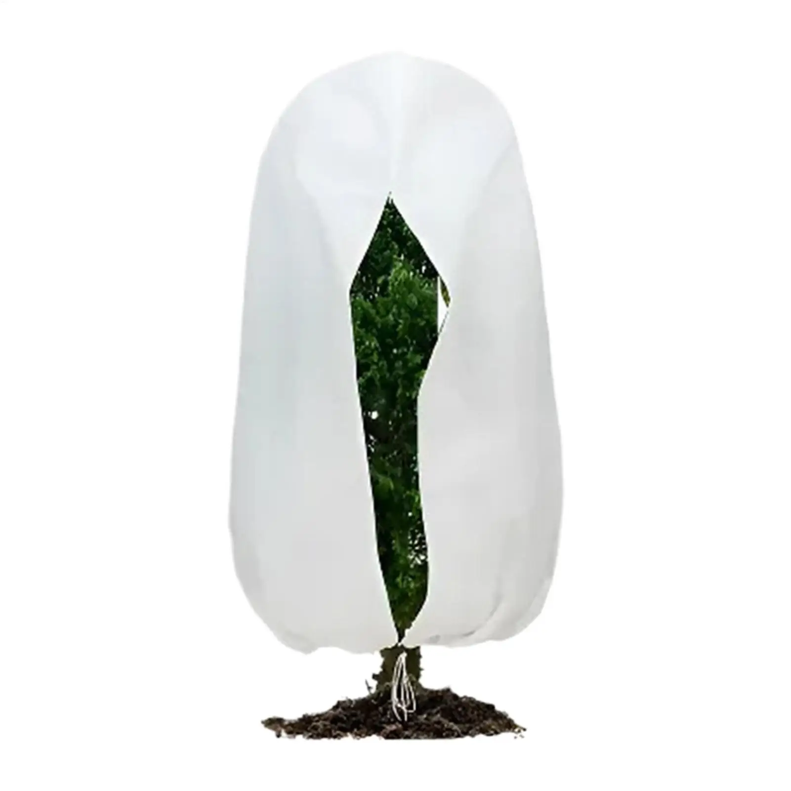 Winter Plant Protection Bag With Zip   Cold Warm Cover Drawstring Against Cold Plant Anti Freezing Bag Vegetation Anti-Frost Bag