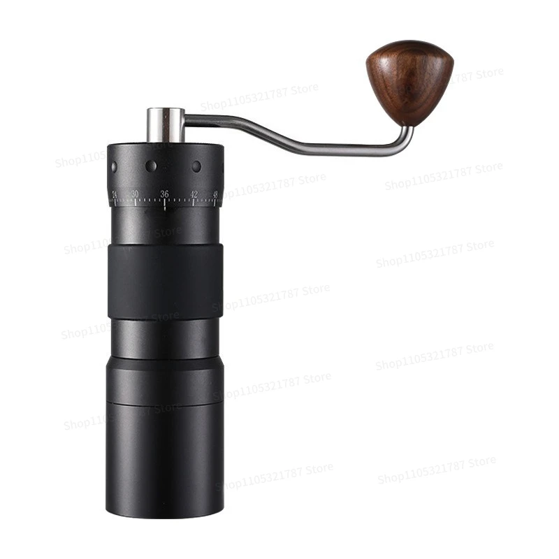 For Hand‑Crank Coffee Grinder, External‑Adjust Steel‑Core Ghost‑Tooth Burr, Portable Manual Coffee Mill for Home & Camping