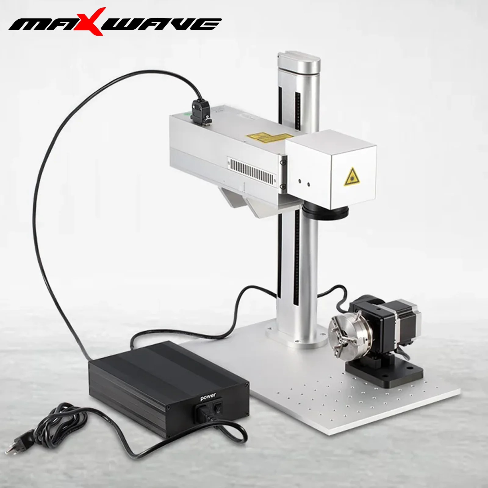 

Fiber Laser marking machine Metal Plastic Laser Engraver black color printer on metal plastic wood leather marker