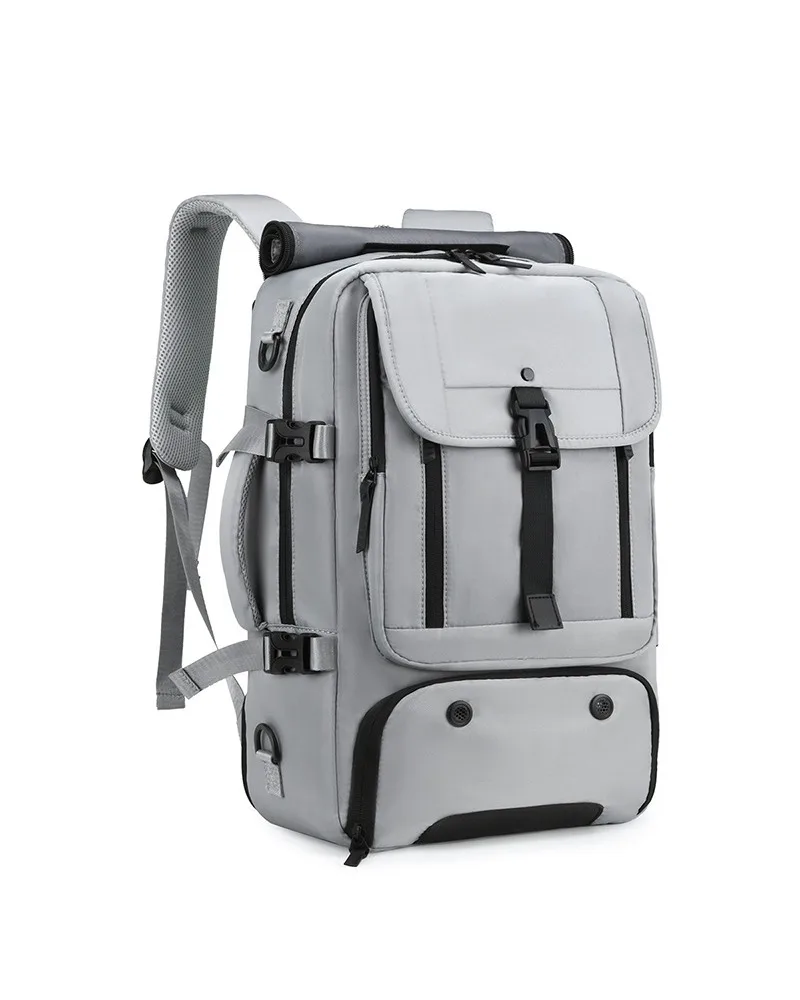 Casual backpack Large capacity travel bag Casual computer bag Dry and wet separation Independent shoe compartment Casual