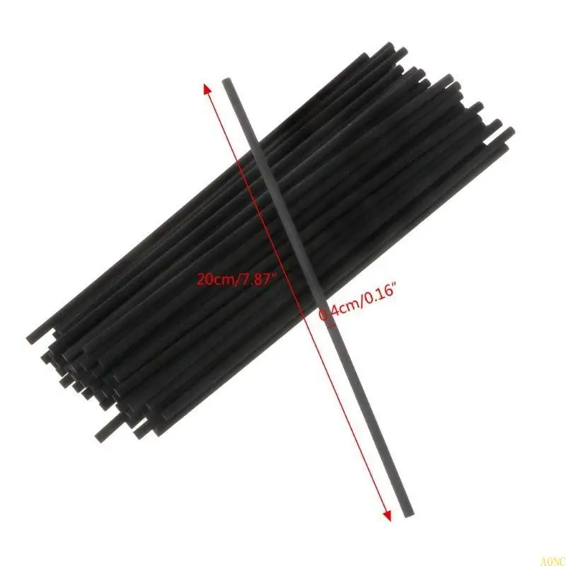 A0NC 50PCS Rattan Sticks Fragrance Diffuser Appuser Appuser Rattan Rattan Sticks สำหรับห้องน้ำในบ้านน้ำหอม Diffuser