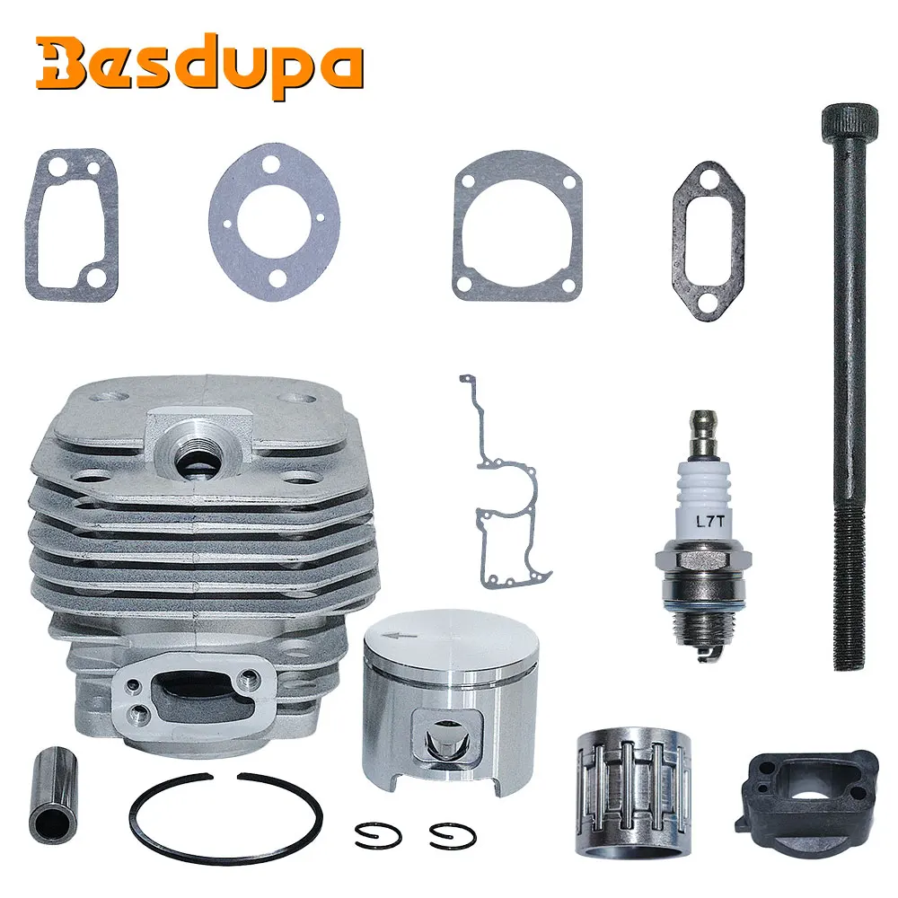 

503 53 20 71 48mm Nikasil Cylinder Piston Crank Bearing Kit For Husqvarna 61 268 272 Jonsered 630 625 Chainsaw