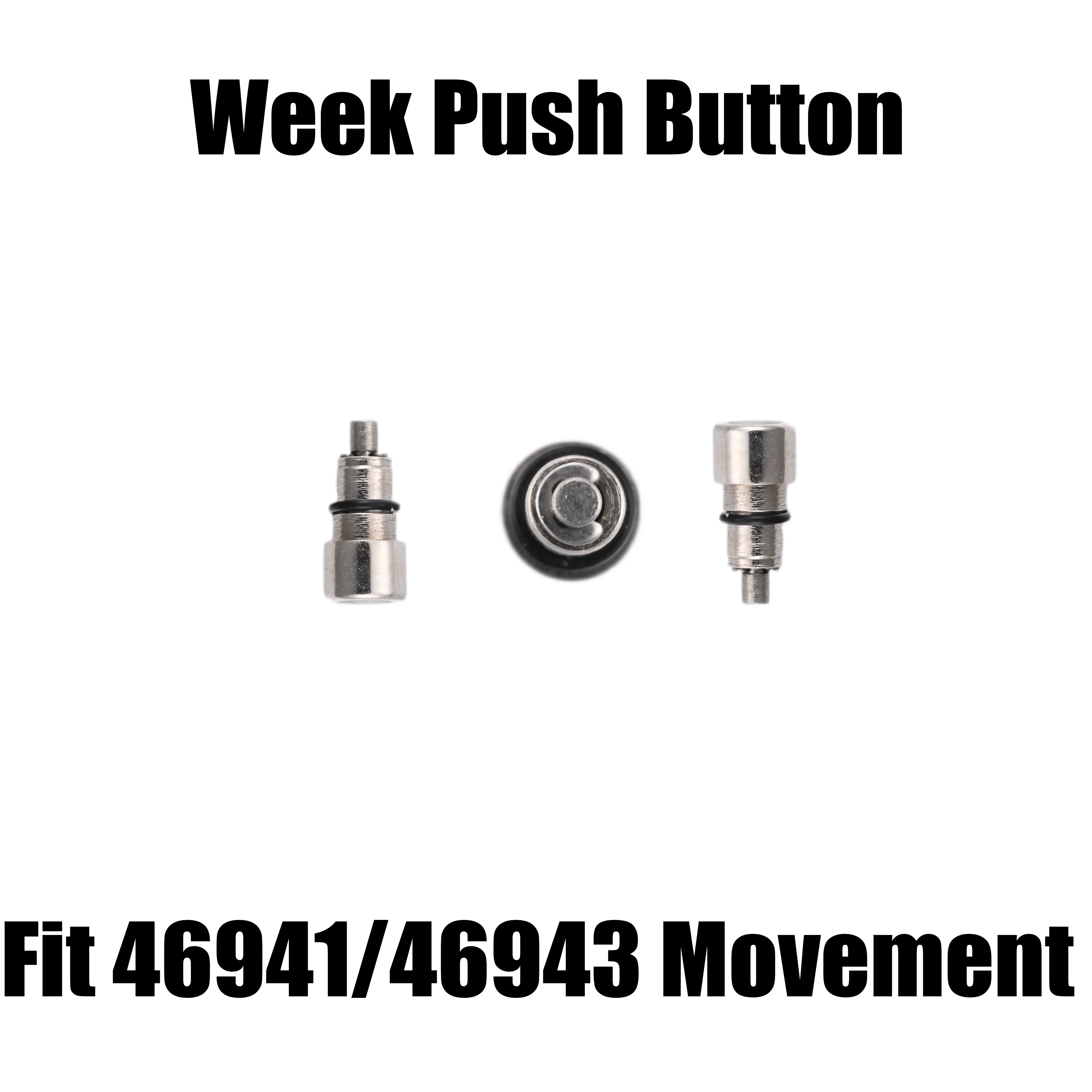 2pcs Week Push Button Fit 46941 46943 Movement Accessories  Replacement Spare Parts For Oriental Double Lion Watch Repair Parts