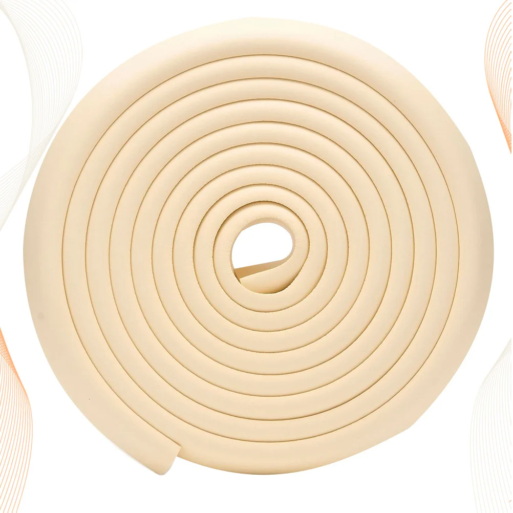 

Детская защитная полоса от столкновений, прочный бежевый материал NBR, защитный бампер для дома, углов, столов, диванов, внутреннего использования