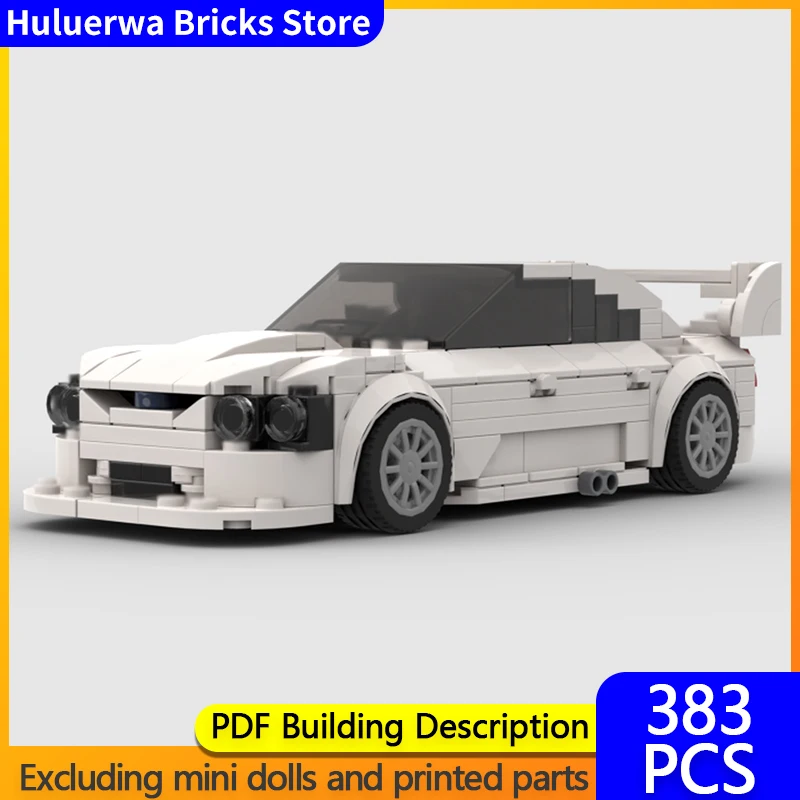 

Модель городской автомобиль MOC, строительные кирпичи FG V8, мускулистый спортивный автомобиль, модульная технология, детские праздничные подарки, сборные игрушки, костюм