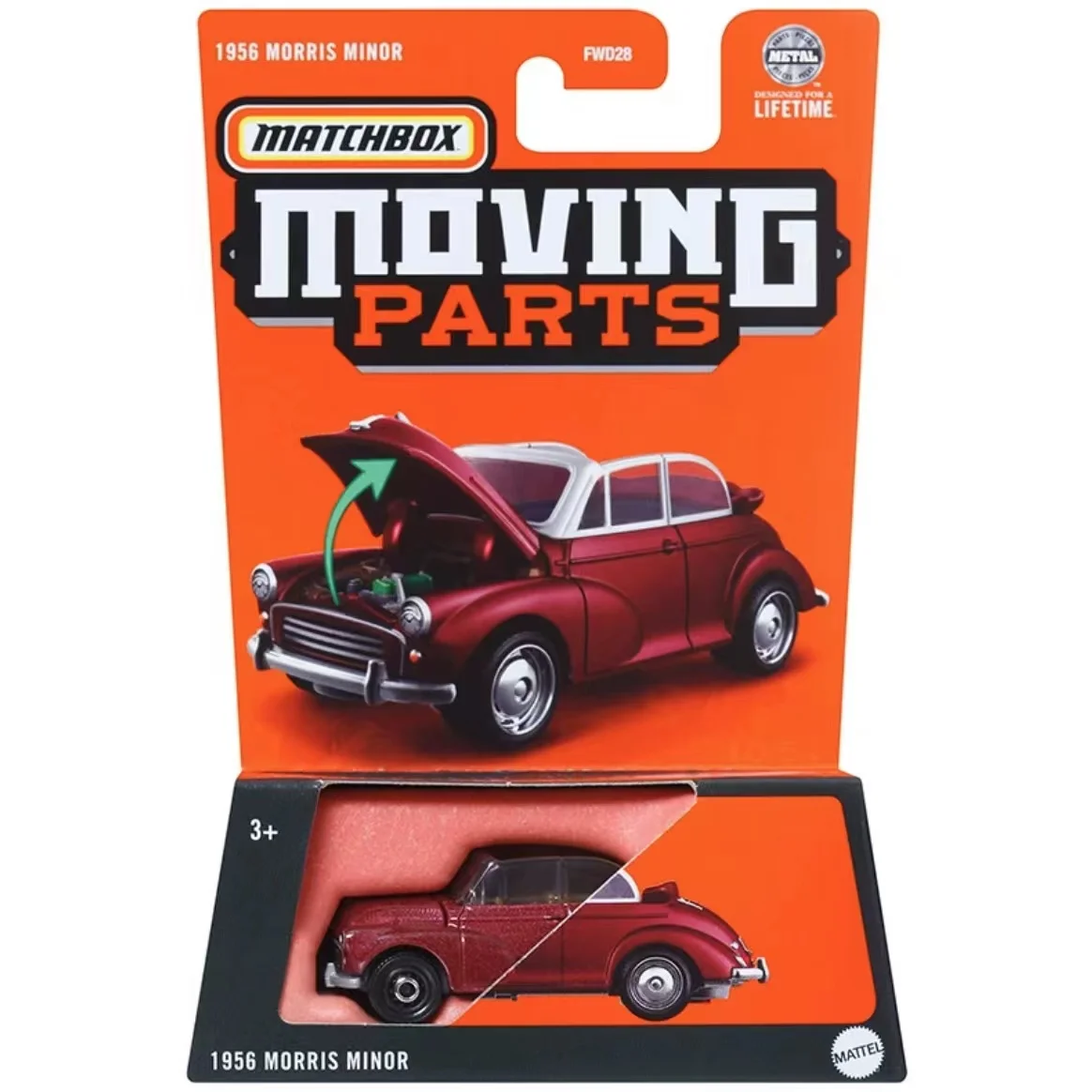 Piezas móviles de coche Matchbox originales, juguetes fundidos a presión para niños, modelo de vehículo Opel Mokka Nissan Townstar Porsche Taycan,