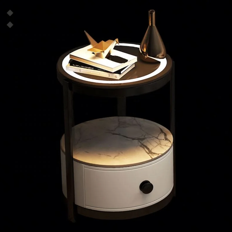 Factory DirectLy Hot Selling High Quality Sumptuous Night Table Bed Side Table Practical Durable Nightstand Bedside Table