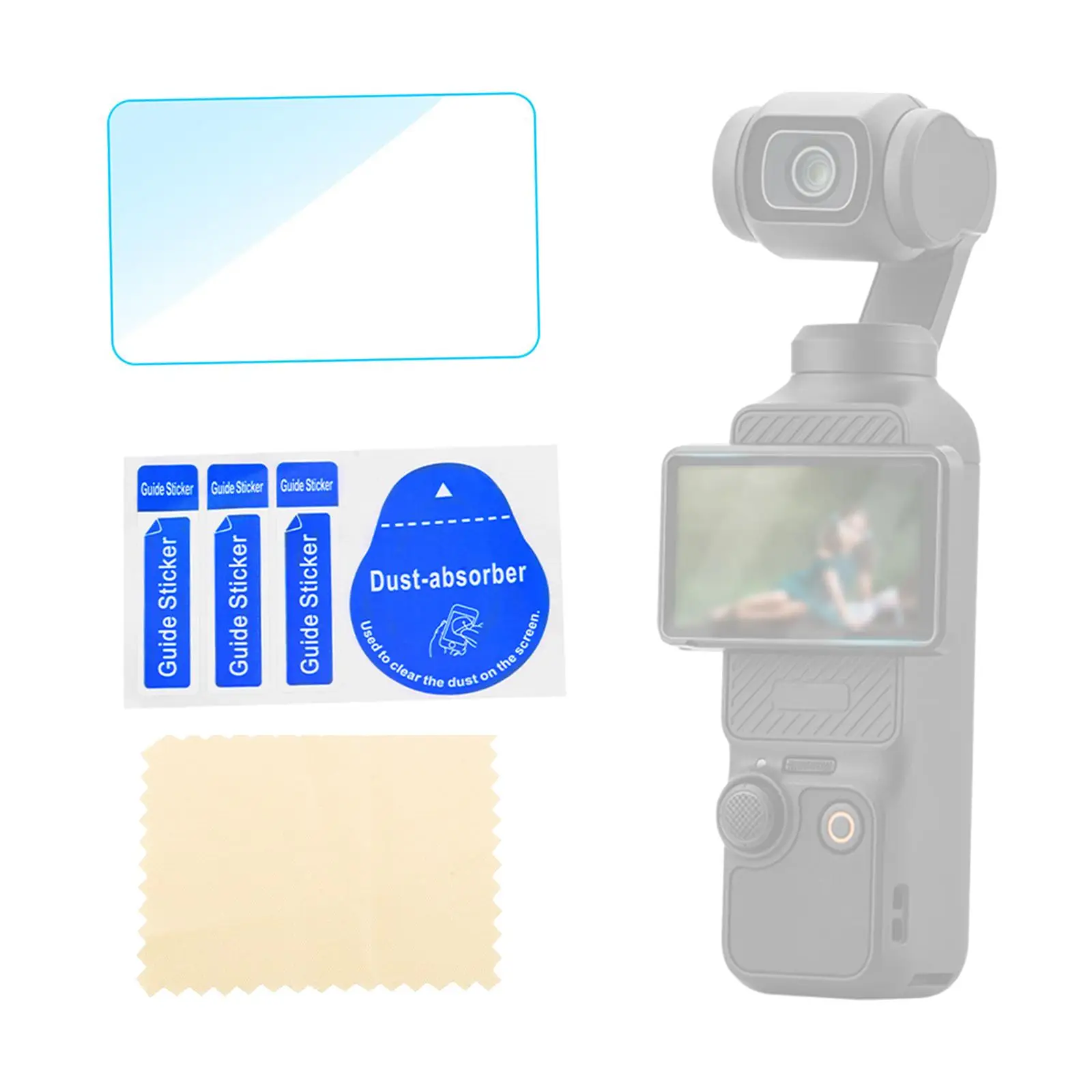 Screen Protector Waterproof Coating Sturdy Camera Accessories for Pocket 3