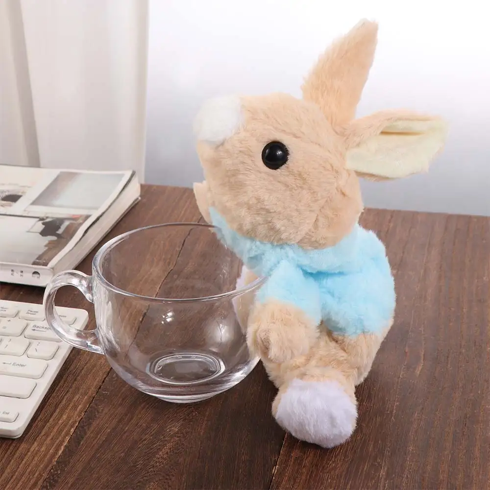 College Style Pencil Bag Bunny Cute Rabbit Cartoon Pencil Bag Portable Large Capacity Fluffy Pencil Bag School