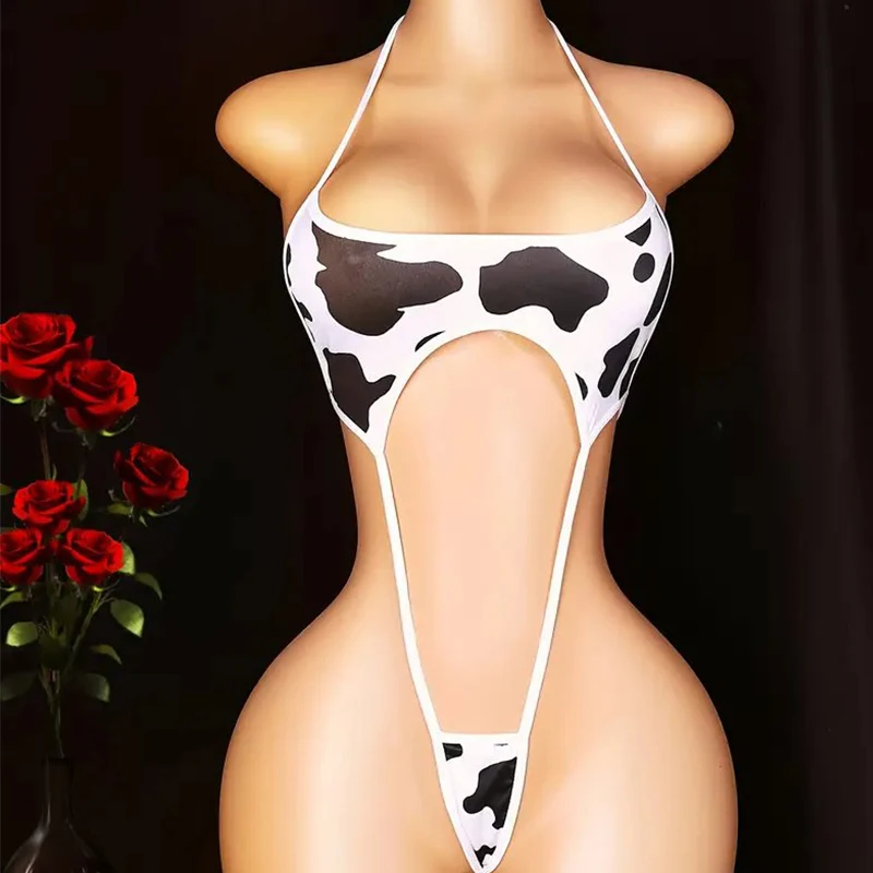 

Эротическое женское белье, милый аниме в горошек, купальник с маленькой коровой, разделенное бикини, униформа, искушение, комплекты нижнего белья, сексуальные костюмы