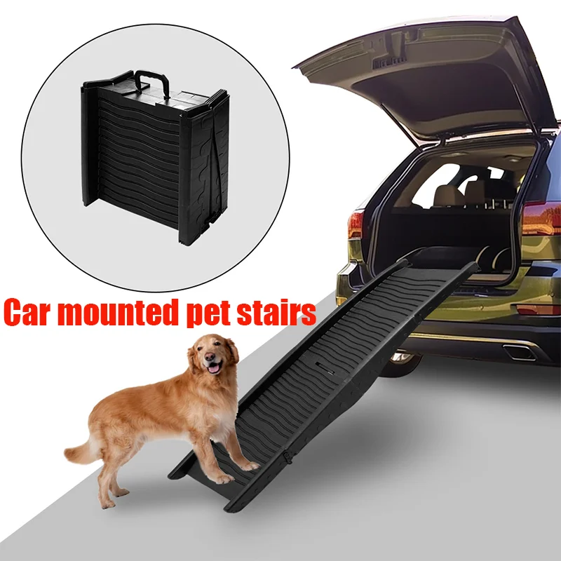 Pet Stairs Folding Car Steps Slope Non-slip Car Climbing Ladder Cat Large Dog Climbing Ladder