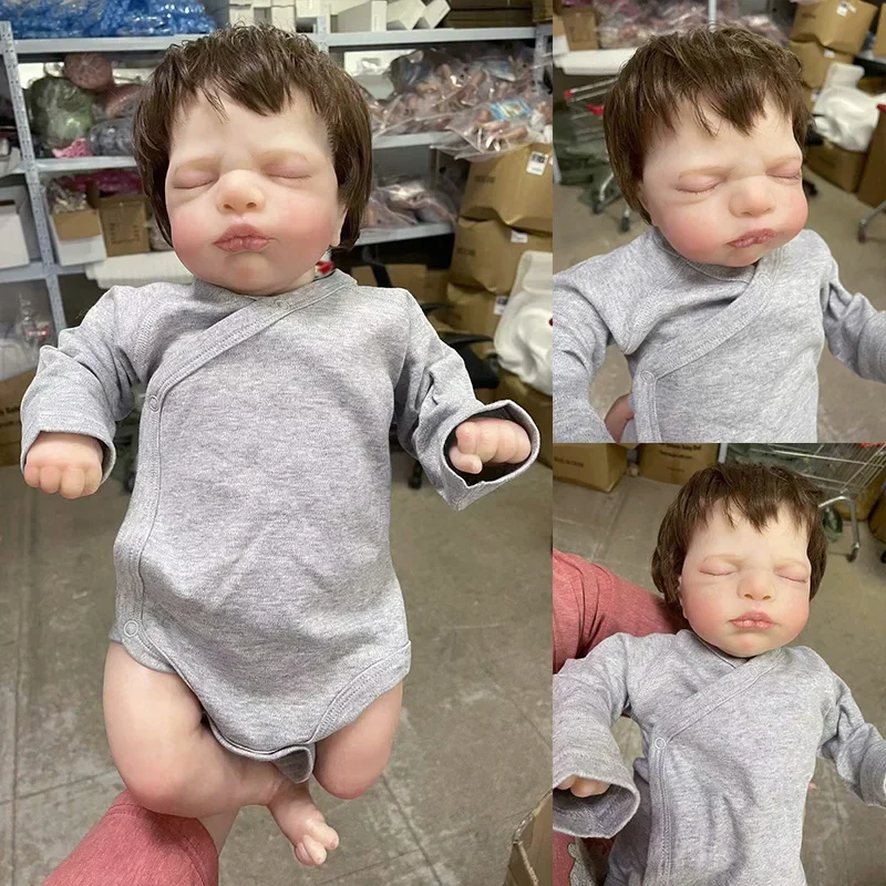 

50CM Everlee Reborn Baby Handmade Lifelike 3D Painting Skin with Many Details Veins Bebe Reborn Doll