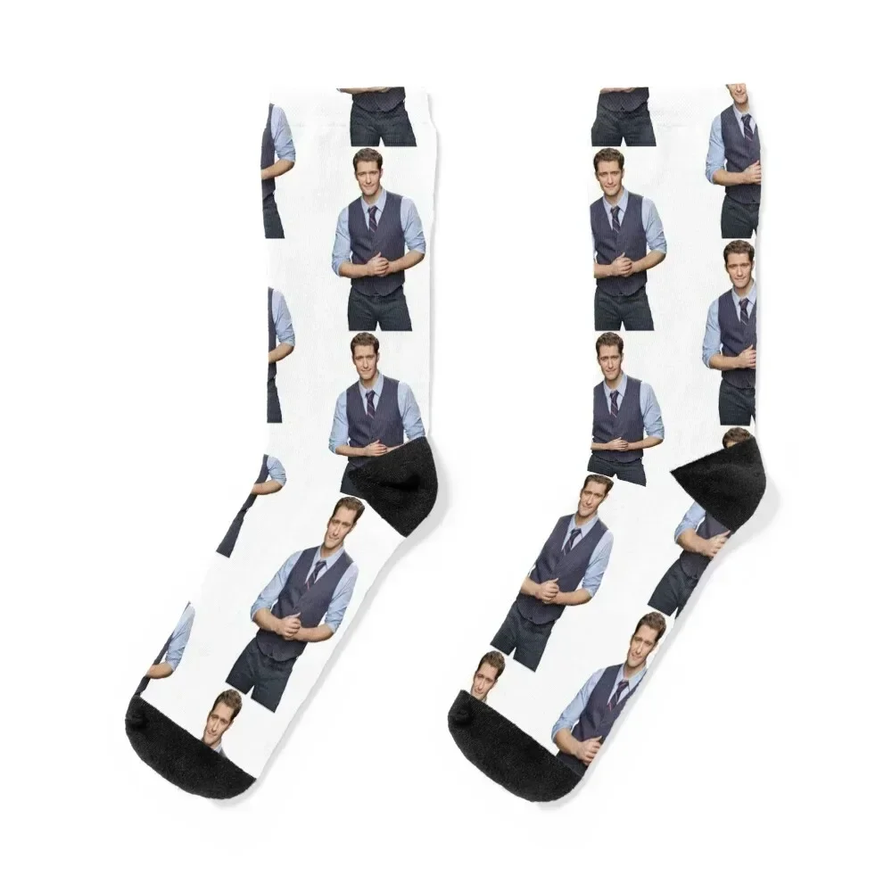 

Will Schuester glee Socks aesthetic valentine gift ideas floor with print Girl'S Socks Men's