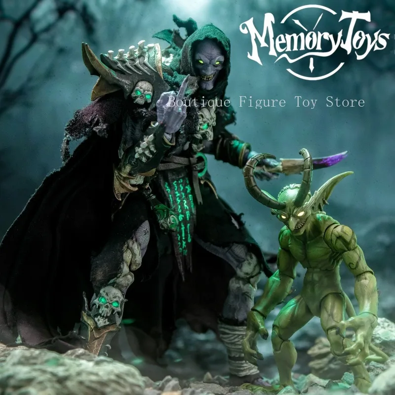 

In Stock Memory toys Warcraft Necromancer Baron scharmann Goblin Movable Model Collection Toys Undead