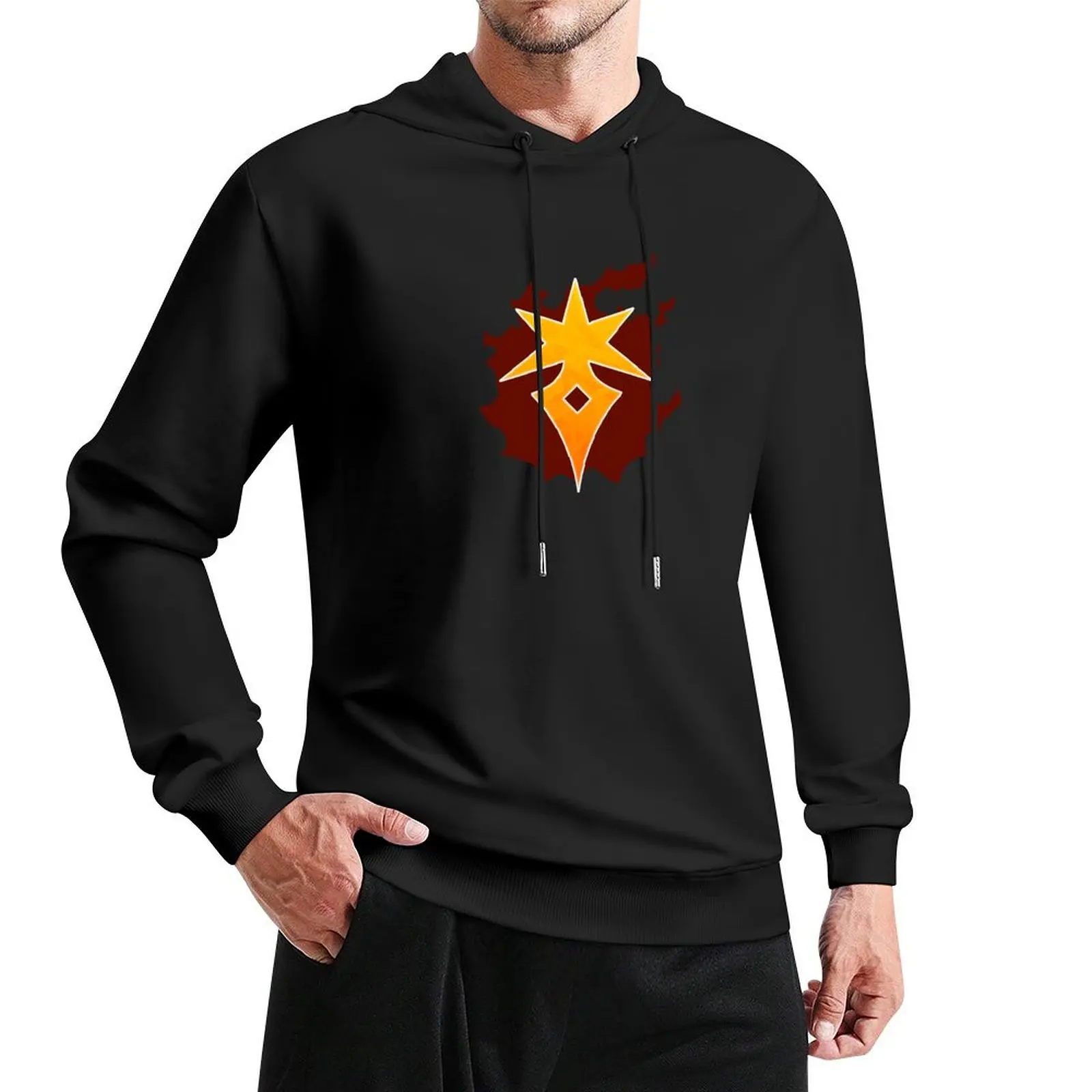 FFXIV DRK Pullover Hoodie korean autumn clothes hoodie man