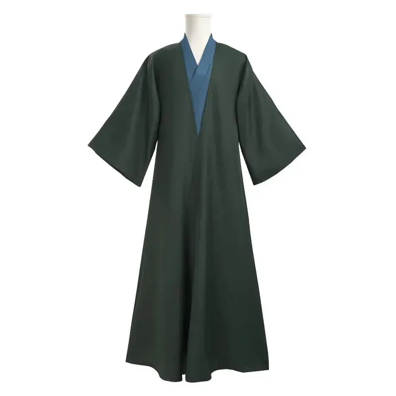 

New Halloween Professor Severus Snape Cosplay Costume Hogwarts School Black Cape Shirt Suit Into Human Robe Magic Wand C fy1;