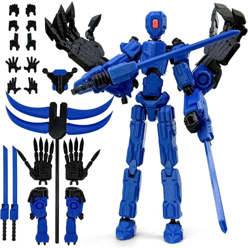 8인치 DIY 액션 피규어 조립 완료 더미 13 액션 피규어 3D 프린팅 다관절 가동 피규어 모델 게임 애호가용