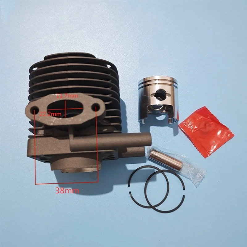 CYLINDER & PISTON KIT 36MM FOR SHINDAIWA ECHO BP35 C35 SM35 R35F C350 T350 WEEDEATER BRUSHCUTTER ZYLINDER KOBLEN RINGS CLIPS PIN