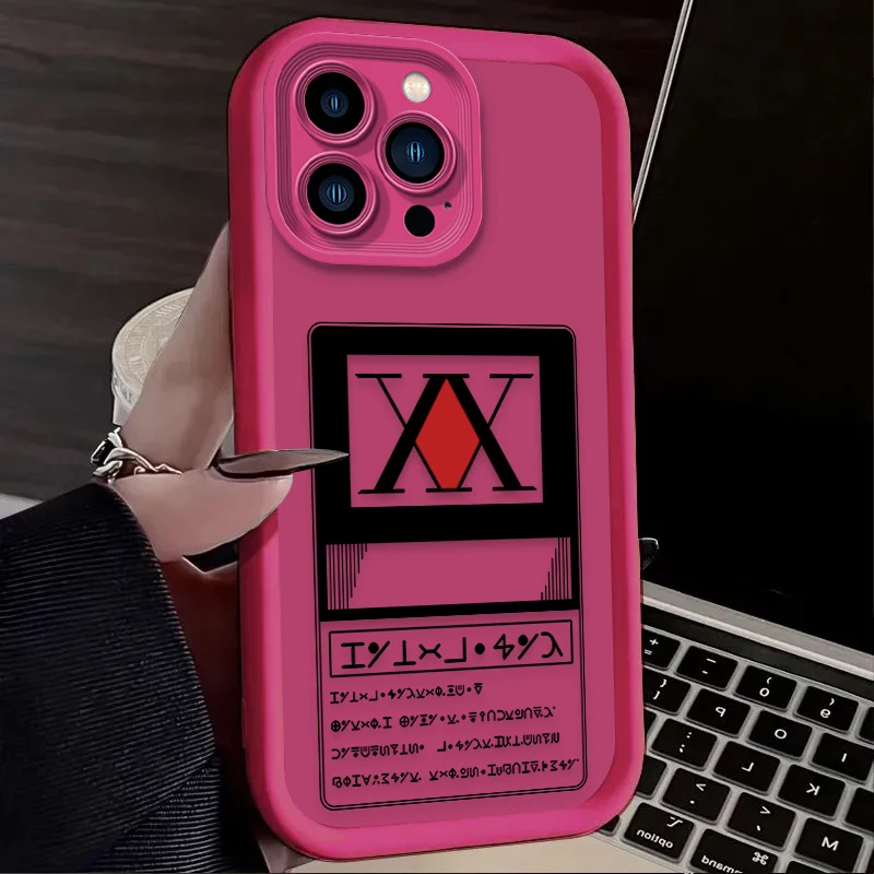 Anime HUNTER×HUNTER Phone Case For iPhone 17 Air 16 16E 15 14 13 12 11 Pro Max X XS X S Max XR SE 2020 SE4 7 8 Silicone Cover