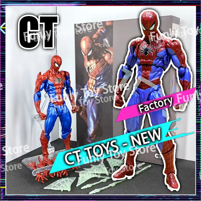 New Ct Toys Spiderman Figure Amazing Yamaguchi Spider-Man 2.0 Agent Anti Venom Mafex Anime Action Figure Customized Gifts Toys