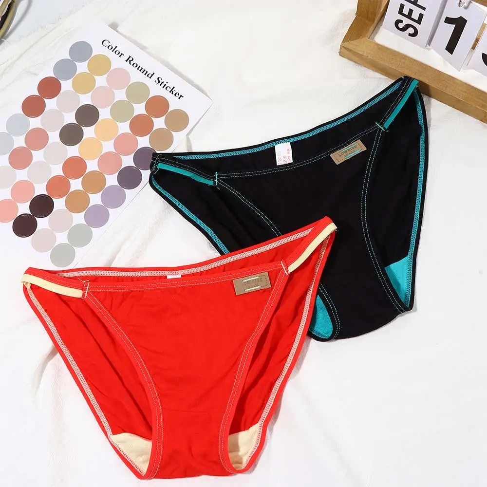 Ladies Soft Sexy Low Rise Underwear Modal Panties Sexy Briefs Thong G-String Panties