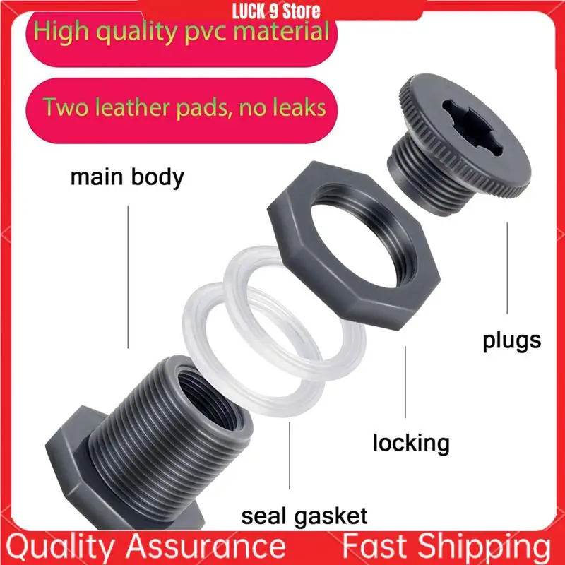 

1 комплект фитингов из ПВХ 3/4 дюйма с вилками, адаптер для садового шланга с комплектом зажимов, черный