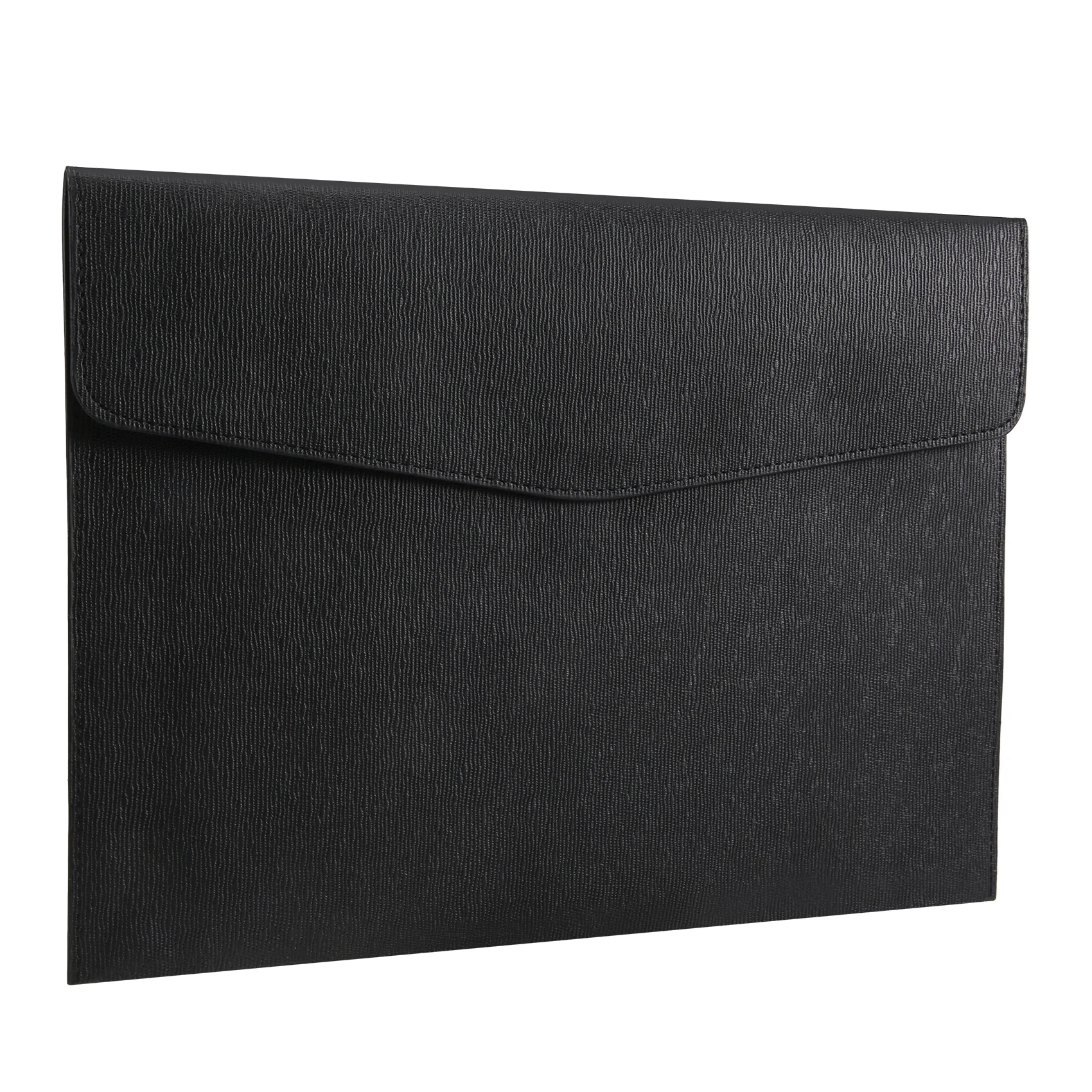 A66R-PU Leather A4 File Folder Document Holder Waterproof Portfolio Envelope Folder Case with Snap