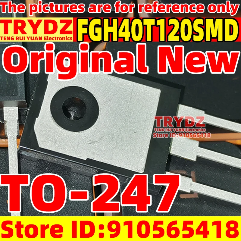5-1pcs Original New FGH40T120SMD = AFG40T120RLD TO-247 Induction cooker high-frequency IGBT single tube