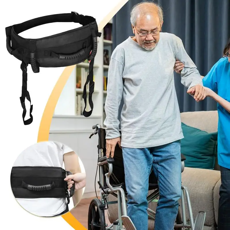 Gait Belts With Handles Oxford Gait Belts Quick Release Transfer Belt Adjustable Comfortable Lift Belt With 5 Handles Gate Belt