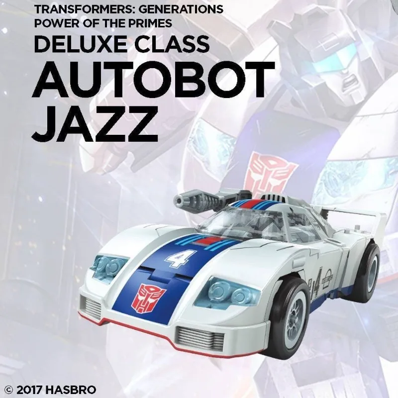 In Stock Hasbro Transformers Generations Power Of The Primes Deluxe Class Jazz Robot Action Figure, Collectible Gifts, Ornament view 6