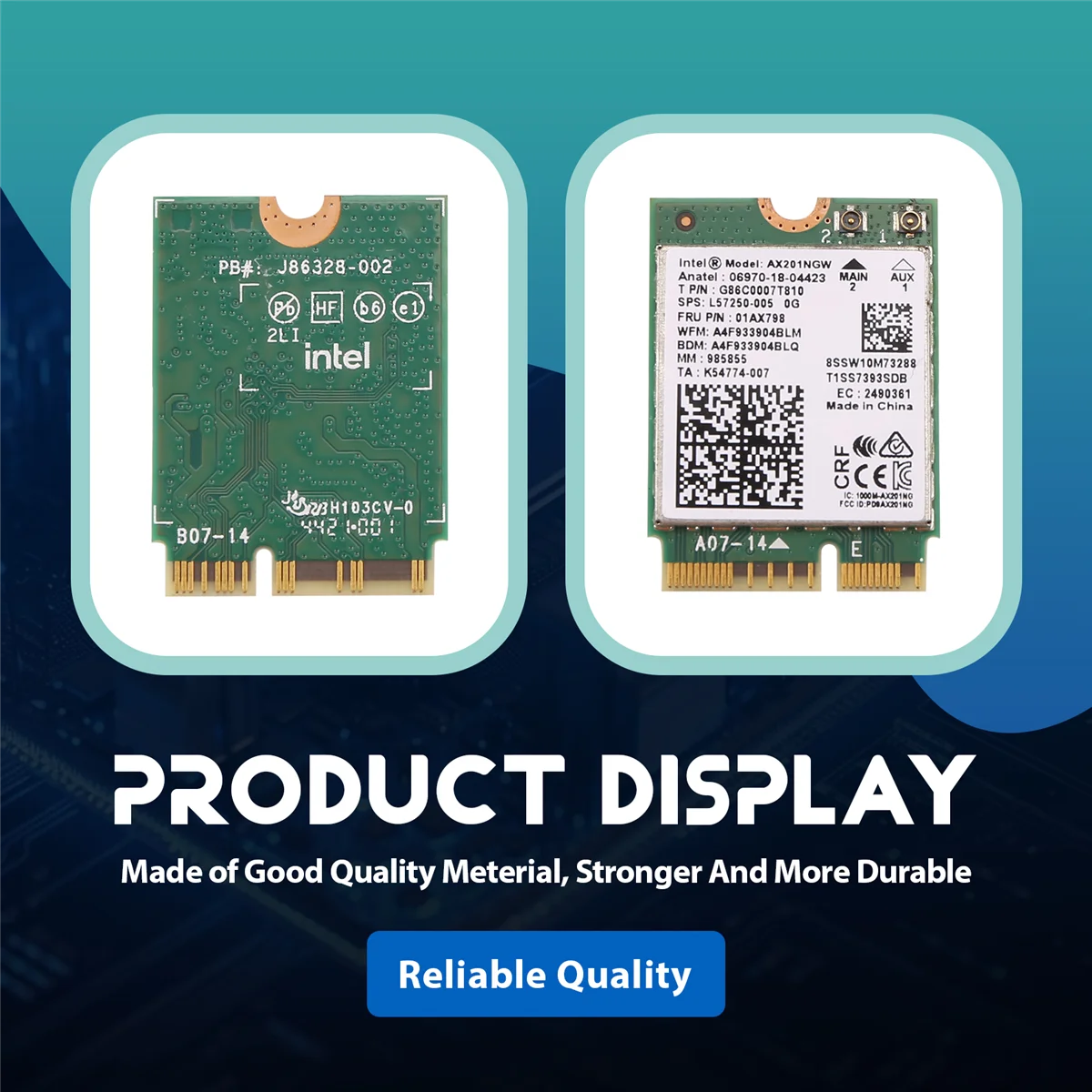 بطاقة SWXF Wifi Ax201 Ngw مع هوائي Wifi 6 3000Mbps M.2 Cnvio2 بلوتوث 5.1 محول واي فاي لنظام التشغيل Windows10 #4